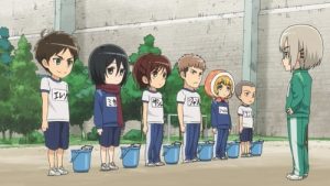 Shingeki! Kyojin Chuugakkou Episodio 4