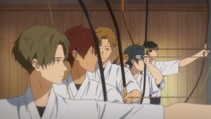 Tsurune: Kazemai Koukou Kyuudoubu Episodio 8