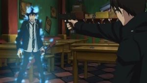 Ao no Exorcist Episodio 3