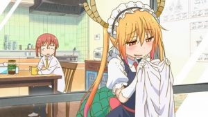 Kobayashi-san Chi no Maid Dragon Episodio 1