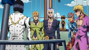 JoJo No Kimyou Na Bouken: Ougon No Kaze Episodio 5
