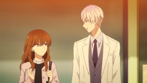 Koori Zokusei Danshi to Cool na Douryou Joshi Episodio 9