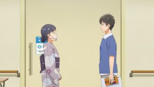 Toumei na Yoru ni Kakeru Kimi to, Me ni Mienai Koi wo Shita. Episodio 9